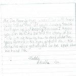 In a Fisherman's Language- student's letter